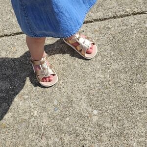 Rose Gold See Kai Run 6 Toddler Sandals Memory Foam